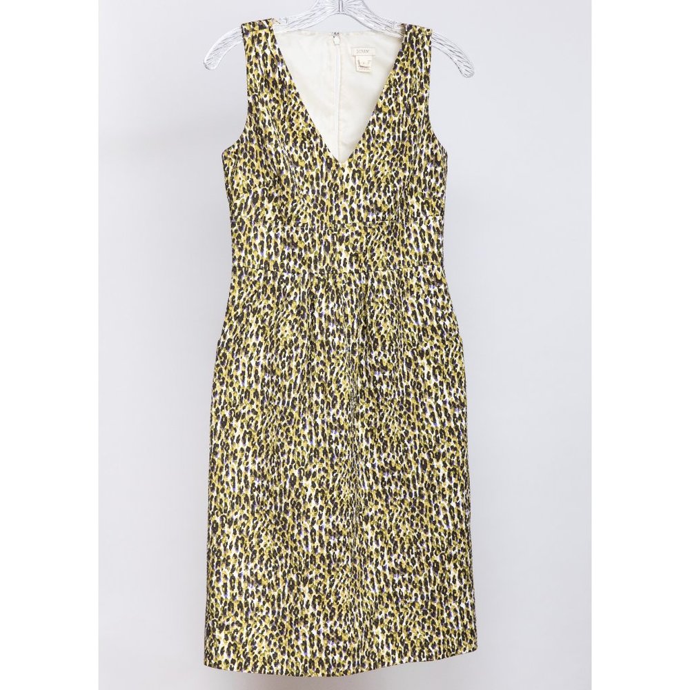 J Crew sleeveless V-neck dress